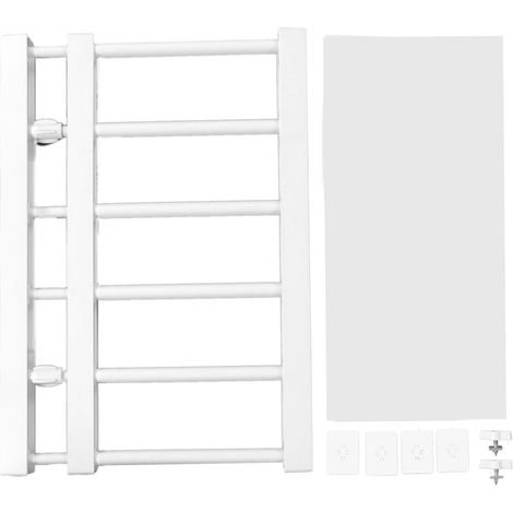 Étagère extensible sans clous pour placard, tige de tension réglable 38-55cm, gain de place, armoire 16,5 pouces de large, longueur 38-55cm (1/5)