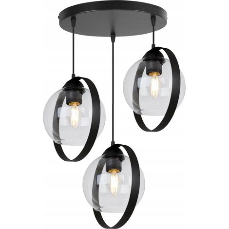 MODERNE HÄNGELAMPE MIT GLASSCHIRMRINGEN (1/5)