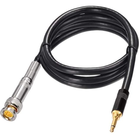 Câble Audio 3.5mm BNC Mâle à Mâle 100cm Power Extension d'Antenne BNC Équipement Audio Portable pour Appareil Photo Numérique, Caméscope et Lecteurs DVD Stéréo (1/5)