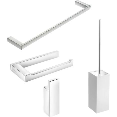 Cosmic Bath Life pack con portascopino, 2 appendini, portarotolo e portasalviette WJC229P0761000 (1/3)