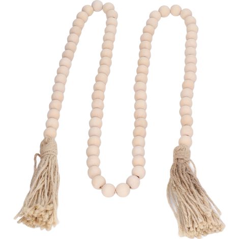 Chapelet de Perles en Bois Artisanal - Style Bohème avec Finition de Qualité Supérieure
