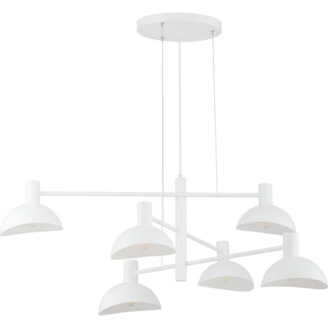 Lampada a sospensione Artis bianca 6 luci E14 Sigma (1/2)