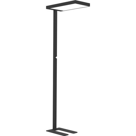 Lampadaire LED de bureau LUMANOVA IP40 / 4000 K / 80 W alu noir hjh OFFICE