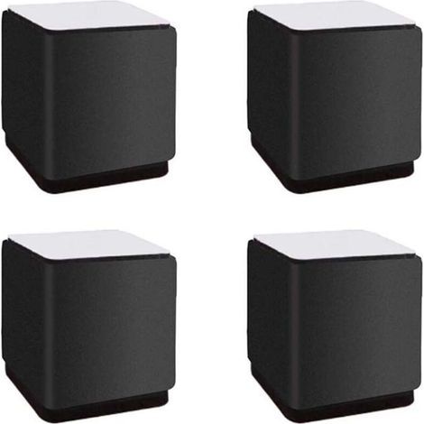 Pieds de Meuble Carrés en Acier au Carbone – Rehausseurs de 5 cm pour Table, Canapé, Lit et Armoire – Protection du Plancher (1/5)
