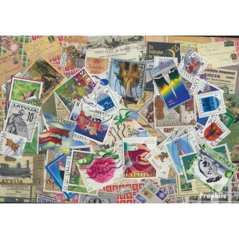Timbres-poste lettons : 75 timbres différents
