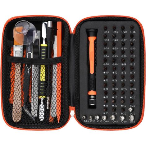 Kit Tournevis de Précision 68 en 1, Acier S2 Tournevis Outils de Réparation Pour Portable, Ordinateur, Lunettes,Laptop,Appareil (1/4)