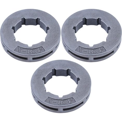 Jante de pignon 3X 3/8-7T pour Husqvarna 154 254 257 262 455 460 50 55 pour pièce de tronçonneuse, jante de pignon. (1/5)