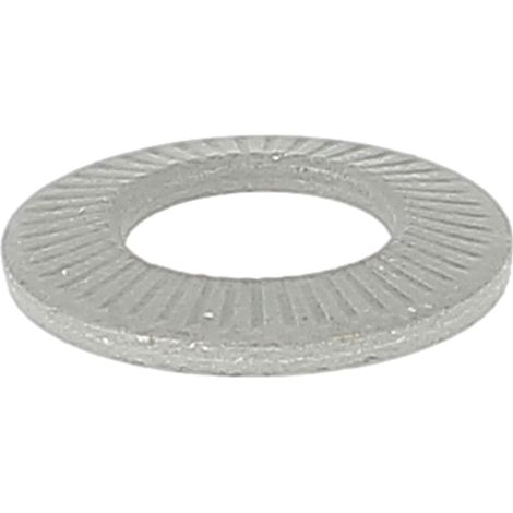 Rondelle Contact "E" Ø 3 Acier Zingué Blanc Mécanique Passivation Epaisse NFE 25511E