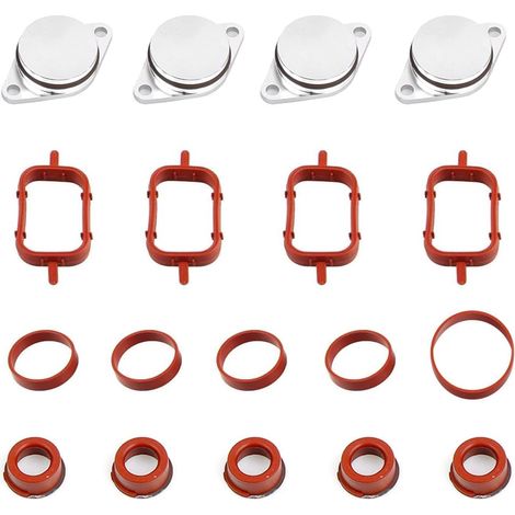 x 22mm Intake Flap Delete Kit for BMW E60, 3 Series Intake Flap Plug, E46 Flap Plug, for BMW 3 Series 5 Series E90 E61 E65 E83 E53 E87 E46 E91 E92 E93 E39 E60 (1/5)