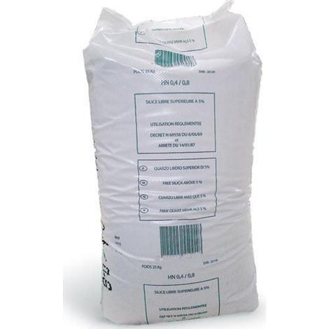 SABBIA QUARZIFERA FILTRO PISCINA 25KG PAPILLON