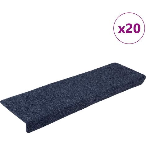 Stufenmatten Selbstklebend 20 Stk. 65x21x4 cm Anthrazit Rechteckiger Rand