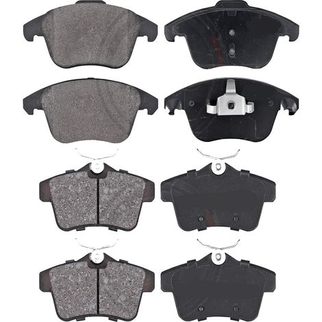 KIT PASTIGLIE FRENO ANTERIORI E POSTERIORI compatibile con CITROEN DS4 / PASTIGLIE FRENANTI AUTO OEM FDB1972 FDB4313,FDB4224 / SOSTITUZIONE DIRETTA / BASSA POLVERE / SILENZIOSO