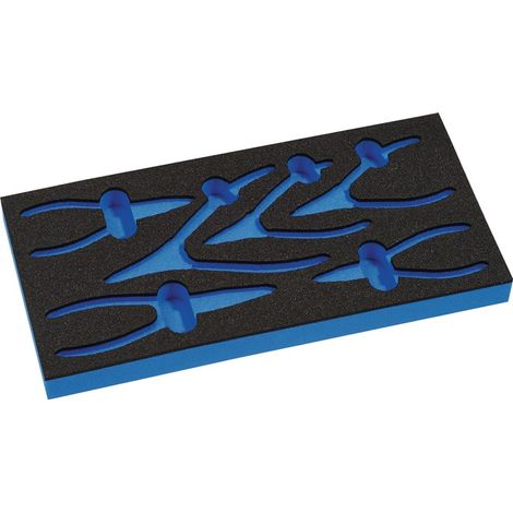 PROMAT  Werkzeugmodul  Leereinlage 1/3-Modul  4000 871 242, 6-teilig (1/4)