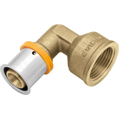Codo de latón 90° GW ultraPRESS - 25 Rp3/4"" (1/4)