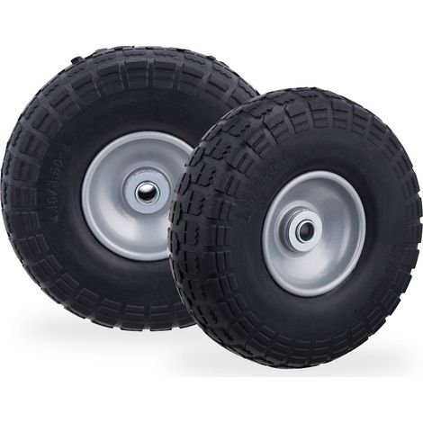 Set of 2 pu wheelbarrow tyres