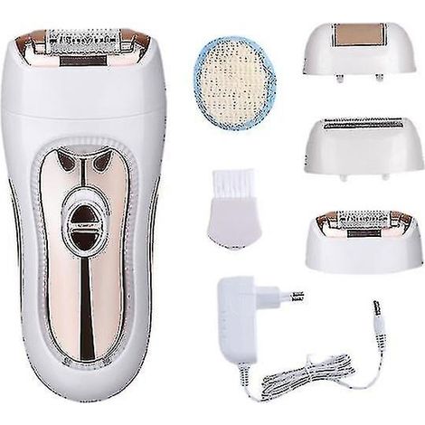 Épilateur pour femmes, rasoir 3 en 1, kit d'épilation pour le visage, les jambes, le maillot et les cuisses, utilisable sur peau sèche ou humide. (1/5)