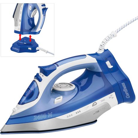 Clatronic DB 3706 plancha azul y blanca