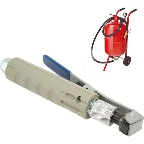 Buse de Sablage Tête de Buse pour Sableuse Multi-Supports avec 3 Embouts en Céramique pour Enlever Les Taches Abrasives et la Rouille (1/4)