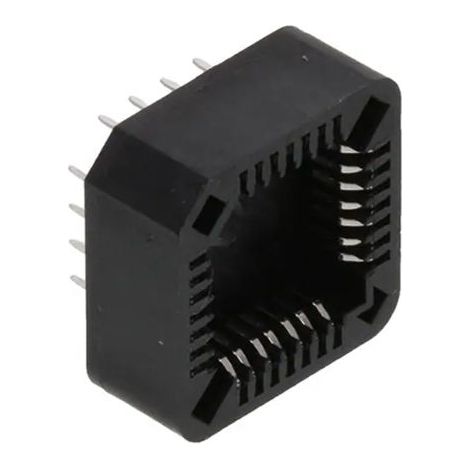 Support PLCC RS PRO 1.27mm, 28 contacts Femelle Traversant