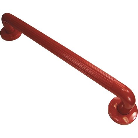 Barre d'appui president rouge pour salle de bain et toilettes - Longueur 30 cm