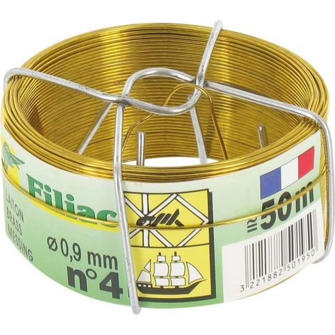 Fil Laiton Mou  0,9mm - 50m N°4 (1/3)