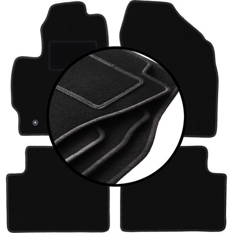 Jeu de tapis de sol en velours pour : Toyota Corolla E14 / E15 berline (2007-2012) (1/5)