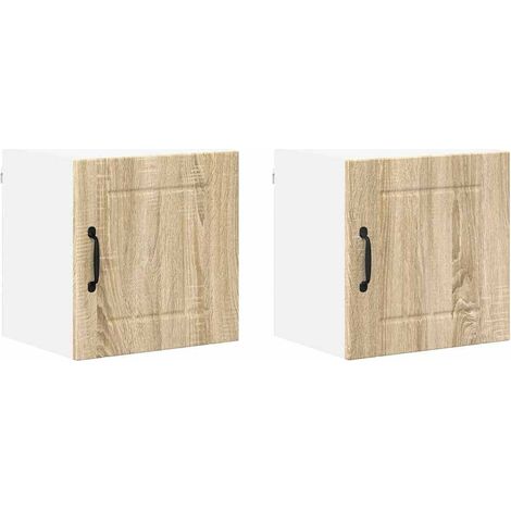 Meubles de Rangement,Armoire de cuisine 2 pcs Chêne Sonoma 40 x 31 x 40 cm CFW686339 (1/5)