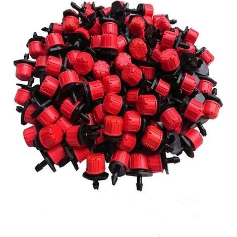 150pcs Micro Buses de Gicleurs, Réglable Irrigation Drippers Goutte à Goutte Arrosage Micro Gicleurs Système Brumisation Arroseur DIY pour Jardin Serre (1/5)