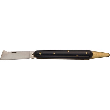 COLTELLO DA INNESTO CON SALVAGEMMA '202 P' SP-OT-CH cm 19 -stecca chiudibile  - DUE BUOI