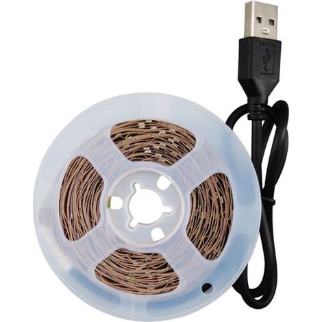 LED, 30 LEDs, blanco cálido, armario de cocina, estante, base, mueble, decoración (1 metro) (1/4)