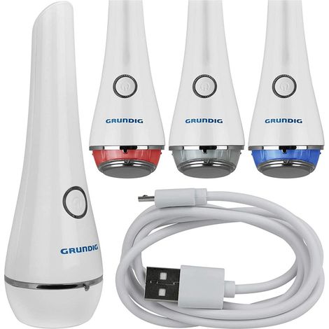 Massaggiatore Elettrico Massaggio Caldo Freddo Viso Collo Batteria Litio USB (1/5)