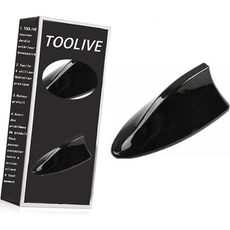 Universelle Haifischflossen-Autoantenne – FM/AM-Radioantenne mit wasserfester Klebebasis für PKW, SUV, LKW, Transporter (Schwarz) – Olivgrün (1/4)