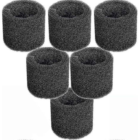 Mousse de remplacement pour diffuseur de silencieux d'aspirateur - CMXZVBE38660, aspirateur eau et poussière 2-1/2 pouces, mousse haute densité, paquet de 6 (1/5)