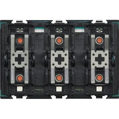 Commande 3 fonctions lumière/volets Axolute MyHOME BUS BTICINO H4652/3 (1/2)