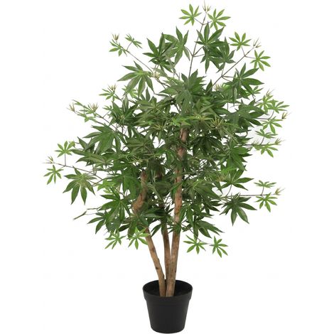 Érable du Japon Artificiel Acer Palmatum Plante Décorative Intérieur 100 cm - PANGIVO