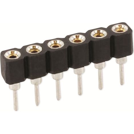 ECON CONNECT Kontaktbuchse, 1 x 8-polig, verzinnt, RM 2,54 mm (1/2)