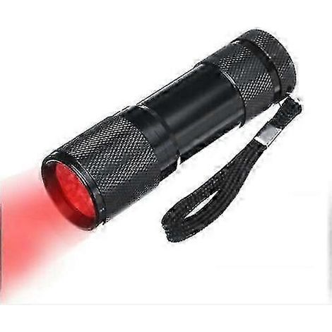 Lampe torche rouge intense 670 nm à 9 LED pour protéger la vue contre la baisse d'acuité visuelle. (1/5)