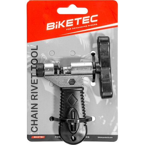 Outil Biketec (pince à sertir) POUR sertir et dévisser les chaînes de vélo TYPE : 7 - 12 SP Avec goupille supplémentaire