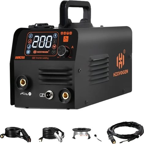 Machine à souder, Fonctionnalité MIG/TIG/MMA, Design portable, HVM200 (1/2)