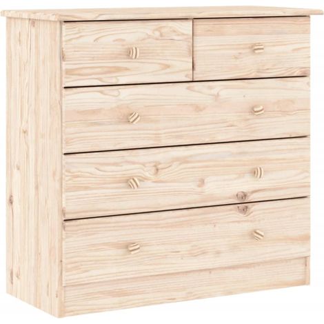 Commode ALTA 77x35x73 bois massif de pin (1/5)