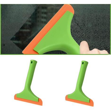 Set di raschietti in silicone per tergicristalli, spazzola per parabrezza auto, pellicola per la pulizia di finestrini, specchietti e vetri (19x15 cm) (1/3)