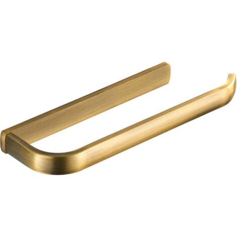1 barre porte-serviettes en laiton pour salle de bain en or brossé, porte-serviettes mural antirouille, accessoires de salle de bain, porte-serviettes 11,41 pouces (1/5)