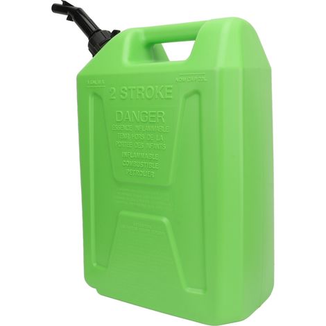 Jerrycan 20L HDPE Antistatique Auto-dégazage Réservoir Essence Pétrole Bidon Carburant Secours Vert Conteneur Portable (1/5)