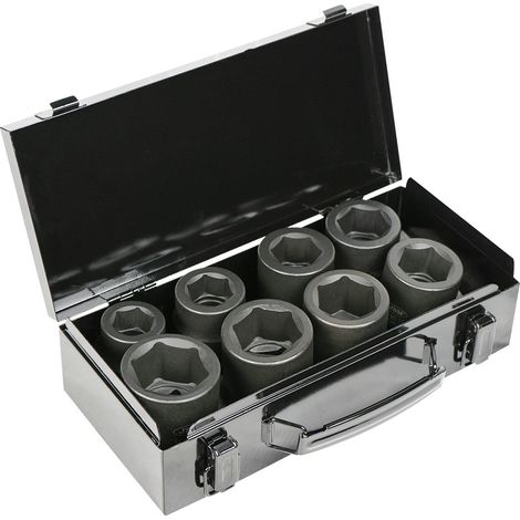 Set de 8 vasos de impacto de 1" JBM52348 (1/4)