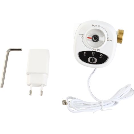 Fafeicy EWeLink WiFi Watervalve, Robinet à Tournant Sphérique Intelligent étanche IP65, Télécommande pour Systèmes d'irrigation Automatisés et Maisons Intelligentes (DN20)