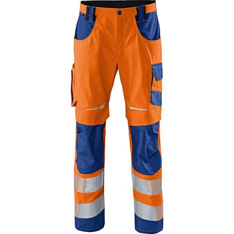 Kübler Hose REFLECTIQ PSA 2 warnorange/kbl.blau Gr. 106 (1/2)