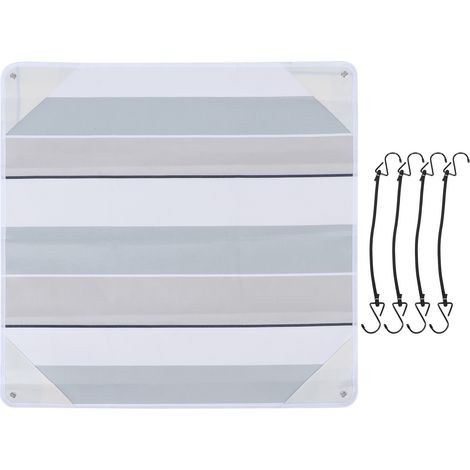 Housse de Protection pour Climatiseur Extérieur Imperméable Anti-Poussière Tissu Oxford 600D 71x71cm (1/5)