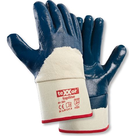 Texxor 232111 Gr.11 topline, Nitril-Handschuhe mit Stulpe, Kat. 2, Nitril (1/4)