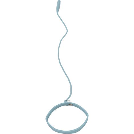 Bracelet porte-pinces à cils en silicone antistatique doux, protecteur de pince à extensions de cils, bande bleue pour poignet. (1/5)