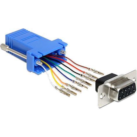 Adaptador Modular RJ45-DB9 H